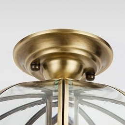 Moderne moderne dekorativt design kobber loftslampe familie