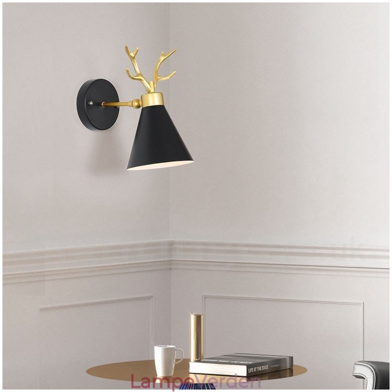 Moderne Antlers væglampe