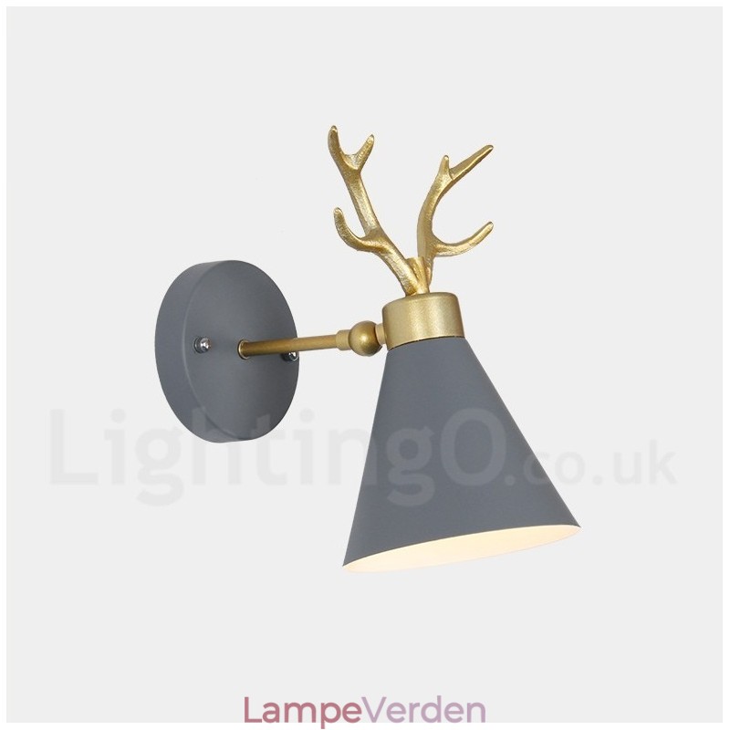 Moderne Antlers væglampe