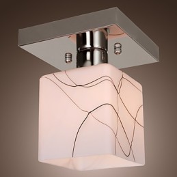 Moderne moderne mini stil galvaniseret metal Flush Mount
