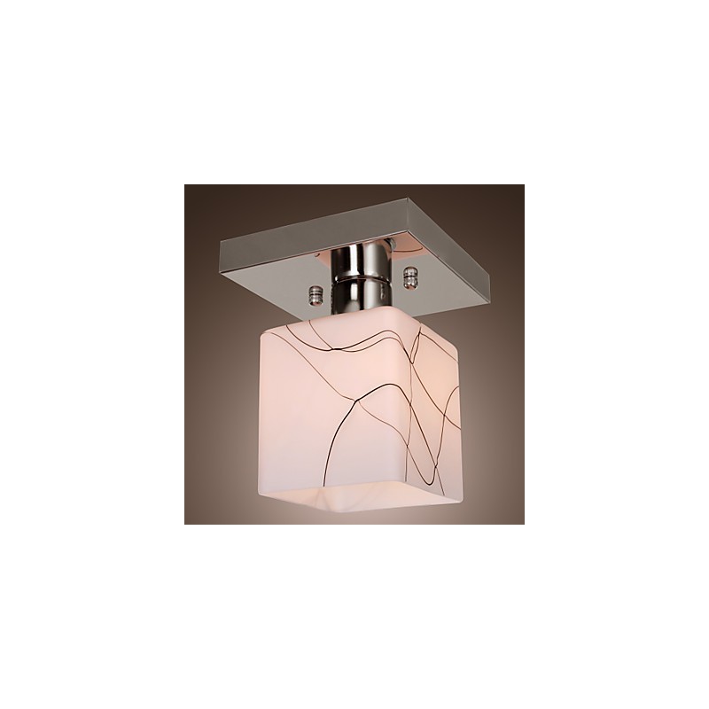 Moderne moderne mini stil galvaniseret metal Flush Mount