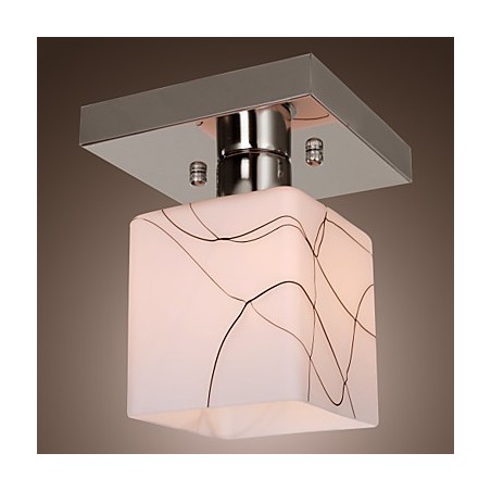 Moderne moderne mini stil galvaniseret metal Flush Mount