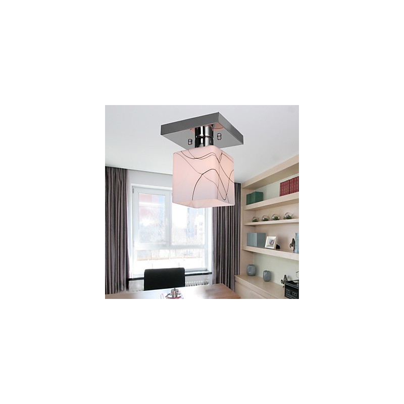 Moderne moderne mini stil galvaniseret metal Flush Mount