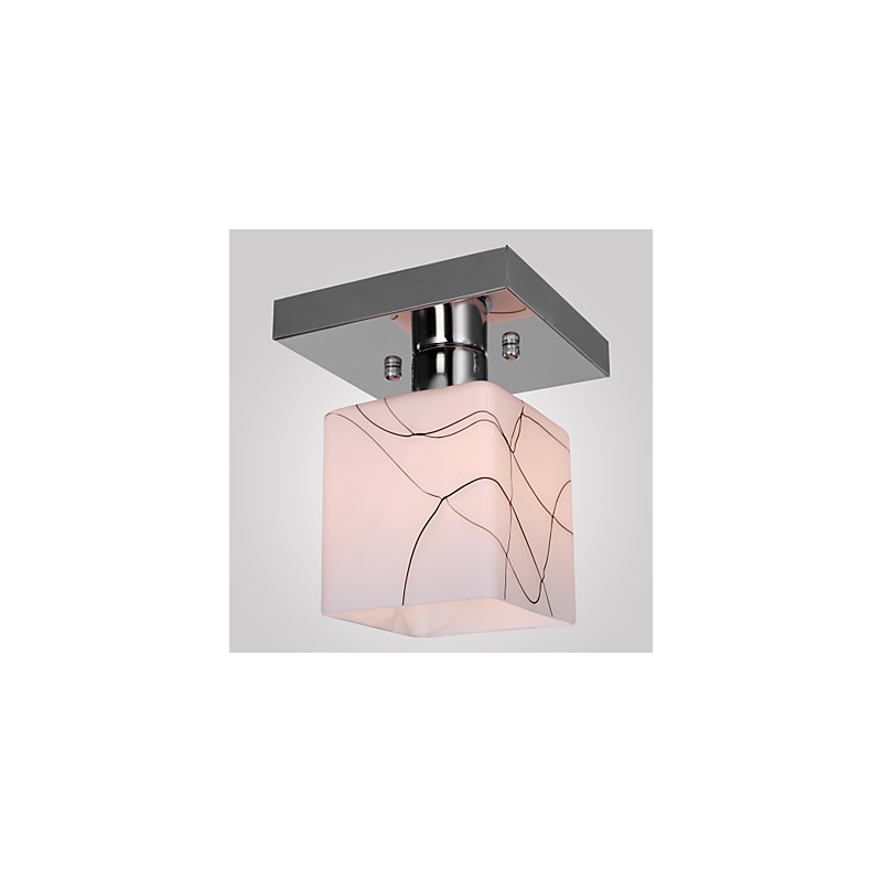 Moderne moderne mini stil galvaniseret metal Flush Mount