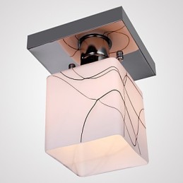 Moderne moderne mini stil galvaniseret metal Flush Mount