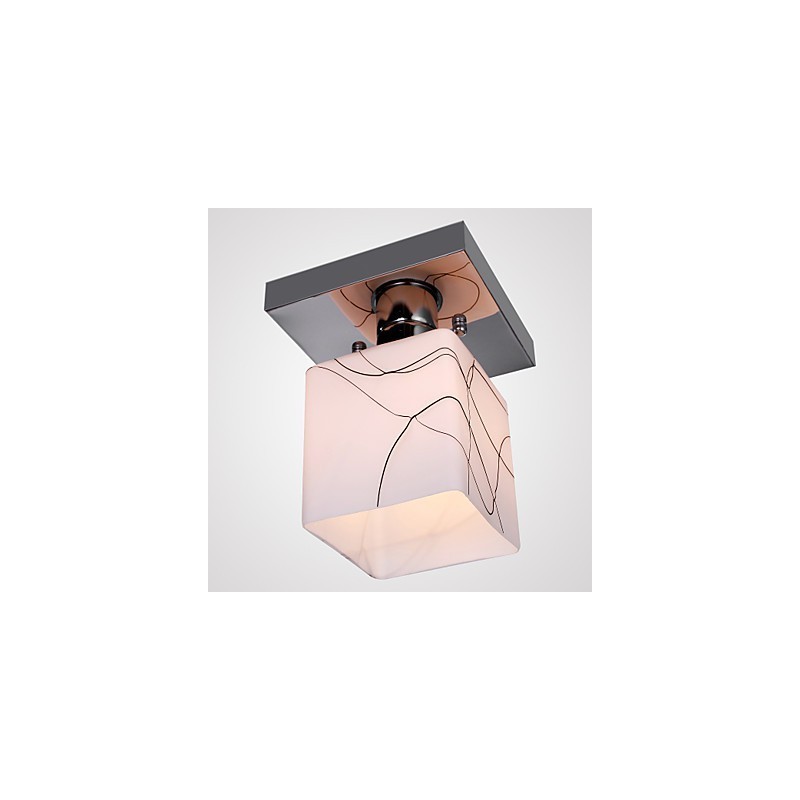 Moderne moderne mini stil galvaniseret metal Flush Mount