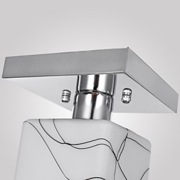 Moderne moderne mini stil galvaniseret metal Flush Mount