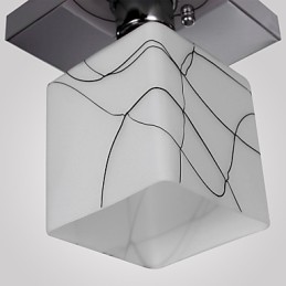 Moderne moderne mini stil galvaniseret metal Flush Mount