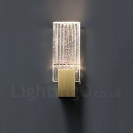 Postmoderne Minimalistisk Stue Krystal Væglamper Amerikansk kunst Bedside Soveværelse Study Wall Sconces