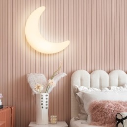20W Nordic Indoor Moon Shape Børneværelse Væglamper Loftslamper