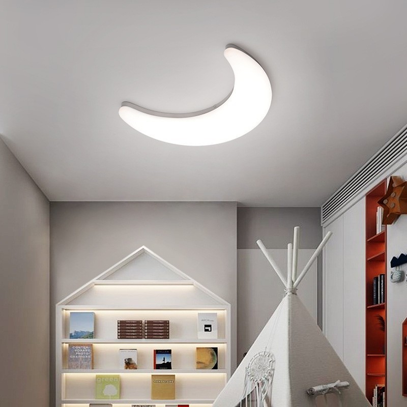 20W Nordic Indoor Moon Shape Børneværelse Væglamper Loftslamper