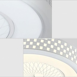 Moderne moderne metal flush Mount