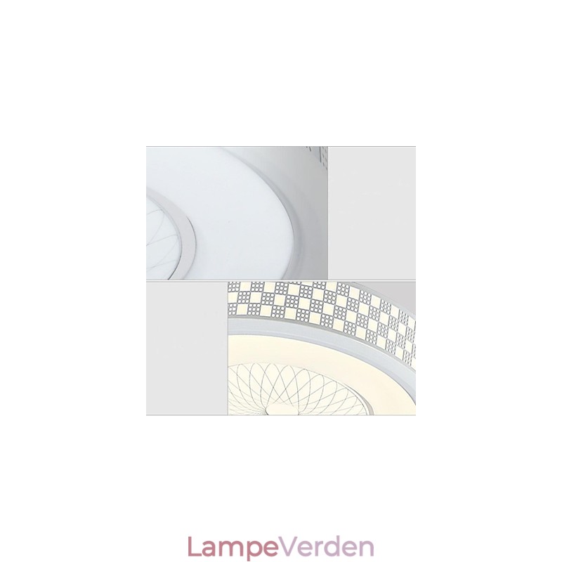 Moderne moderne metal flush Mount