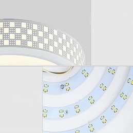 Moderne moderne metal flush Mount