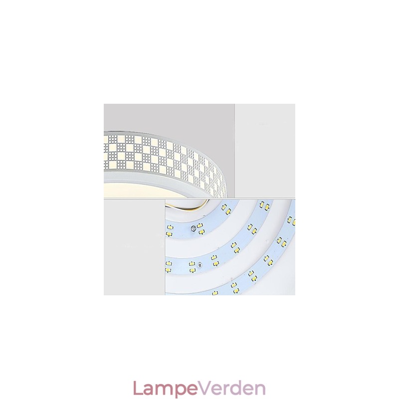Moderne moderne metal flush Mount