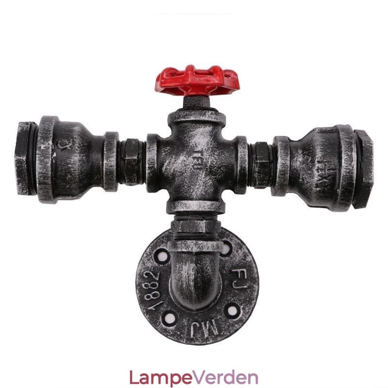 Vintage retro vandrør industrielle lampetter væglampe