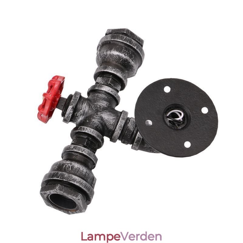Vintage retro vandrør industrielle lampetter væglampe