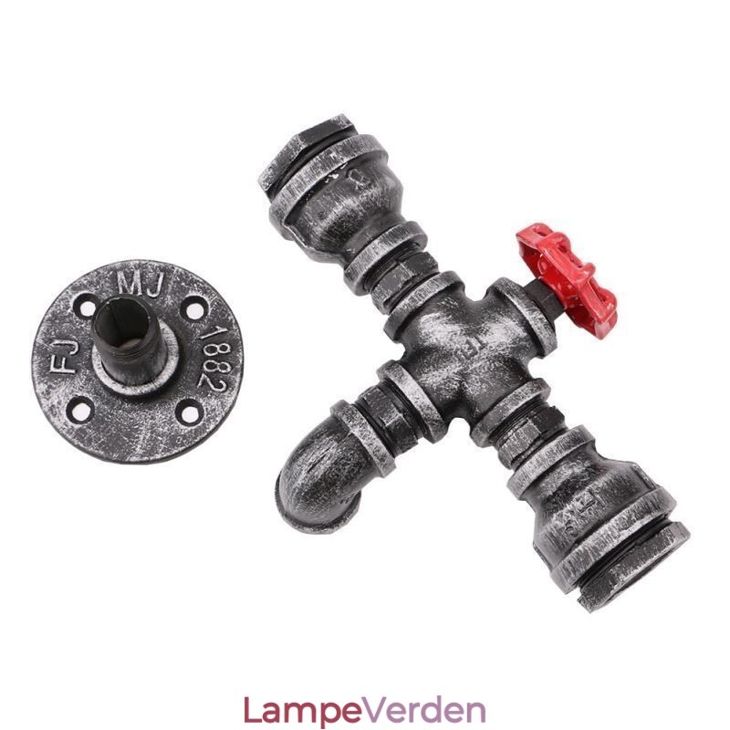 Vintage retro vandrør industrielle lampetter væglampe