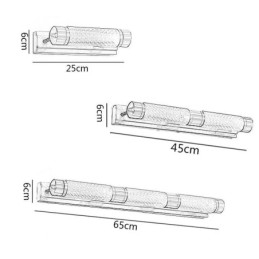 Væglampe Messing Akryl Cylinder Spejl Front Lys