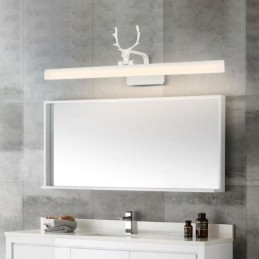Antler Spejl Front Lys Akryl Væglampe Toilet Makeup Lysarmatur