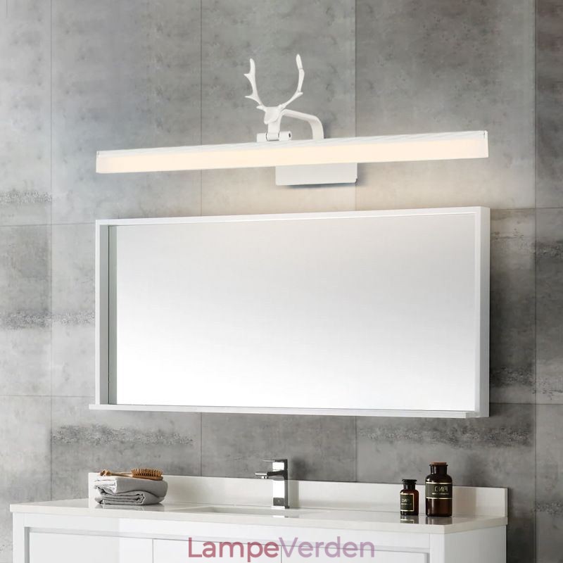 Antler Spejl Front Lys Akryl Væglampe Toilet Makeup Lysarmatur