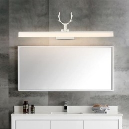 Antler Spejl Front Lys Akryl Væglampe Toilet Makeup Lysarmatur
