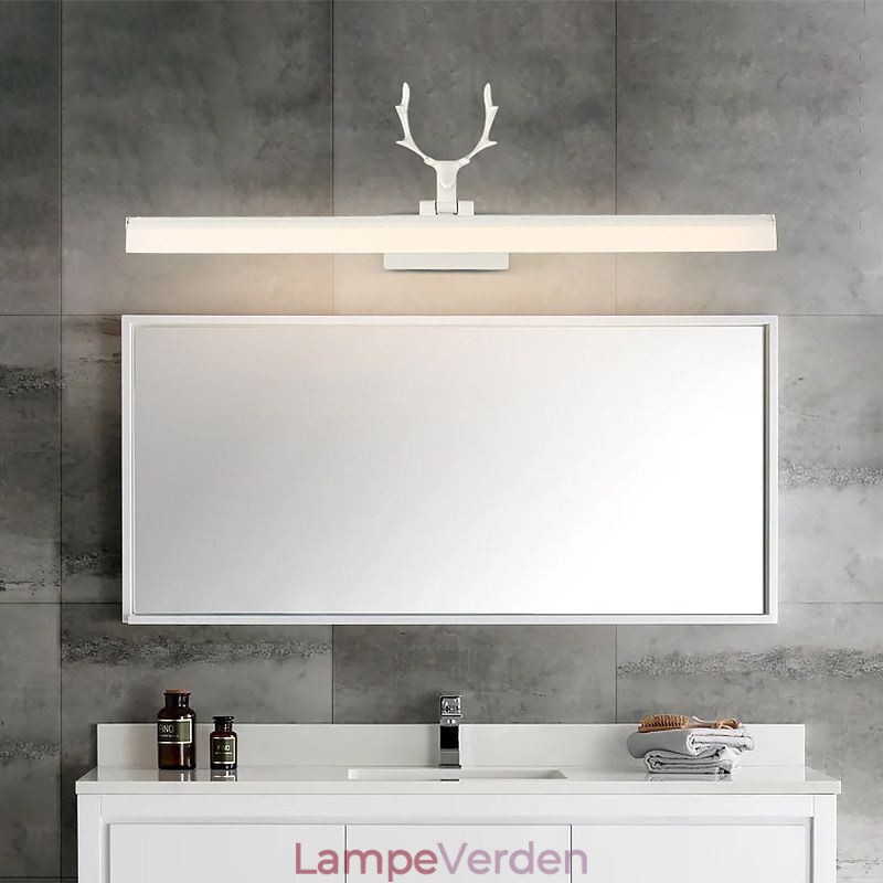 Antler Spejl Front Lys Akryl Væglampe Toilet Makeup Lysarmatur