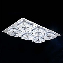 Moderne moderne elektropletteret metal Flush Mount
