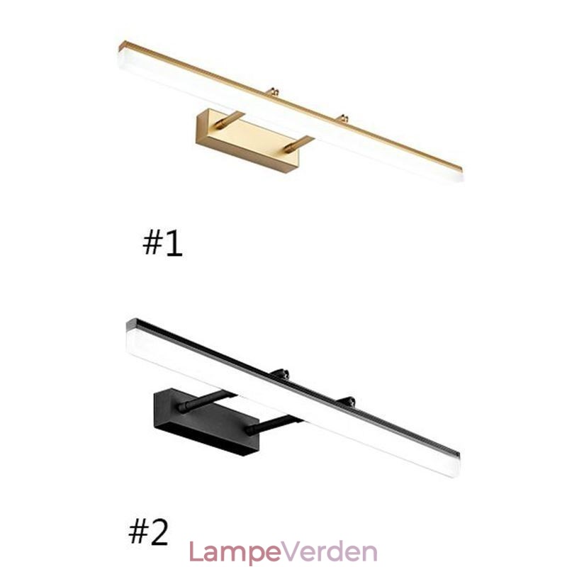 Spejl Front Light Akryl Strækbar Sconce Lampe Badeværelse korridor
