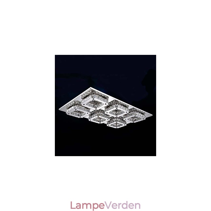Moderne moderne elektropletteret metal Flush Mount