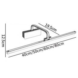 Moderne Væglampe Spejl Front Lys Vinkel Justerbar Washroom Makeup Light