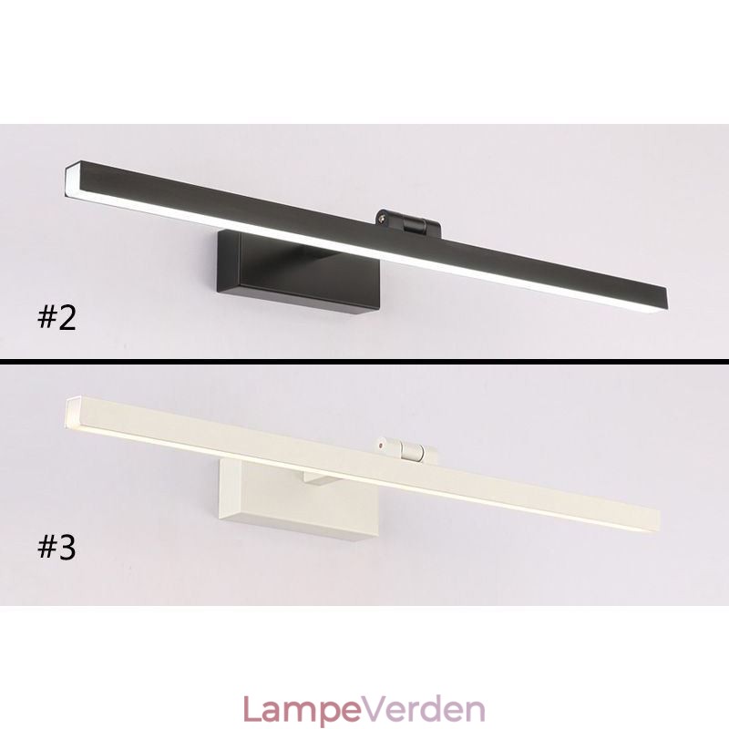 Nordic Style Spejl Front Lys Vinkel Justerbar Wall Sconce Washroom