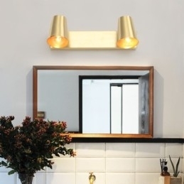 Nordic Messing Spejl Front Light Spot Væglampe