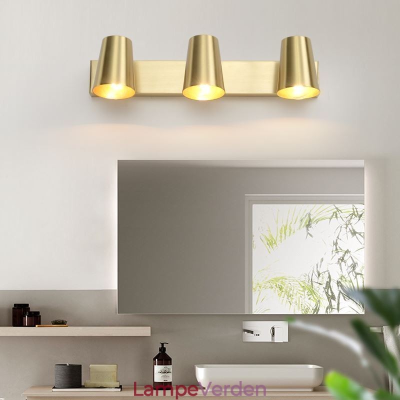 Nordic Messing Spejl Front Light Spot Væglampe