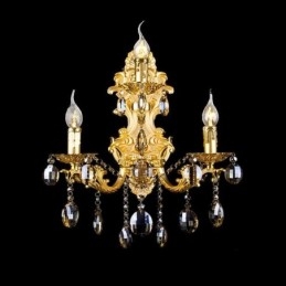 Europæisk mode væglampe Luksuriøs Crystal Drop Wall Sconce Lighting