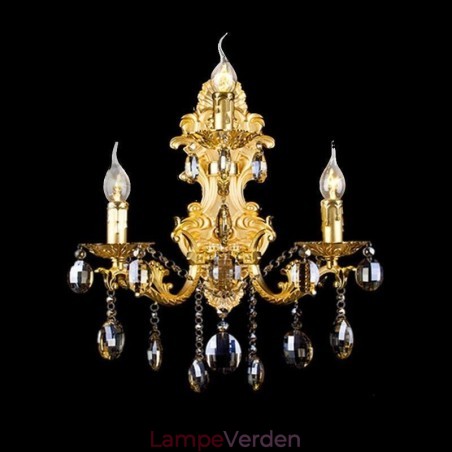 Europæisk mode væglampe Luksuriøs Crystal Drop Wall Sconce Lighting Europæisk mode væglampe Luksuriøs Crystal Drop Wall Sconce Lighting