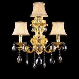 Europæisk mode væglampe Luksuriøs Crystal Drop Wall Sconce Lighting