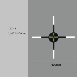 Væglampe Moderne Minimalistisk Varm Hvid Kreativ Væglampe