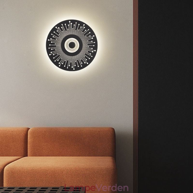 Wall Sconce Nordic Fuld Kobber Hul Rund Væglampe