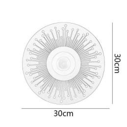 Wall Sconce Nordic Fuld Kobber Hul Rund Væglampe