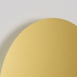 Nordic Wall Light Sort Guld Rund Fuld Kobber Væglampe