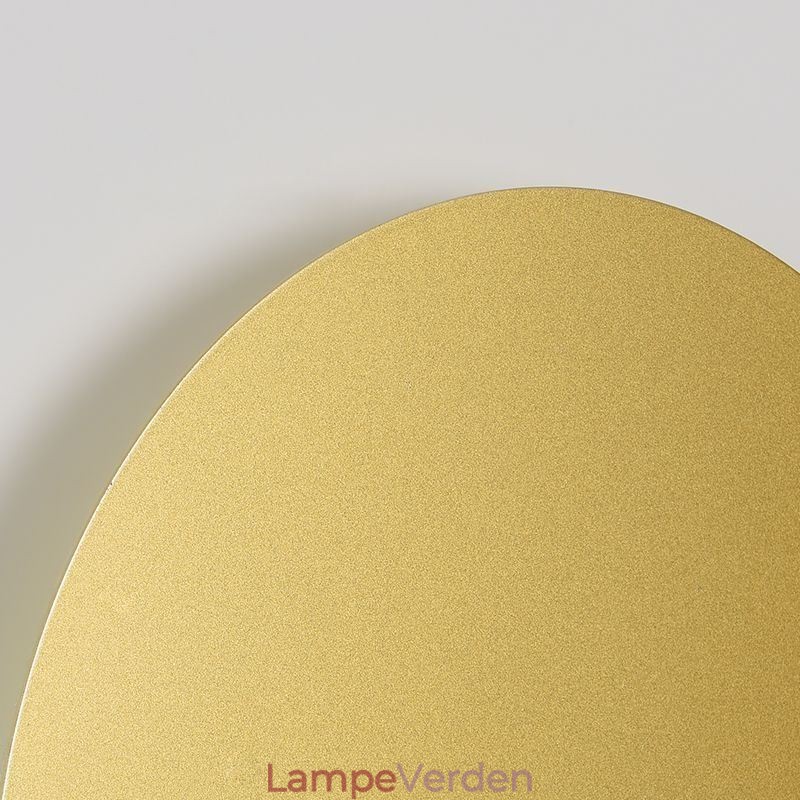 Nordic Wall Light Sort Guld Rund Fuld Kobber Væglampe