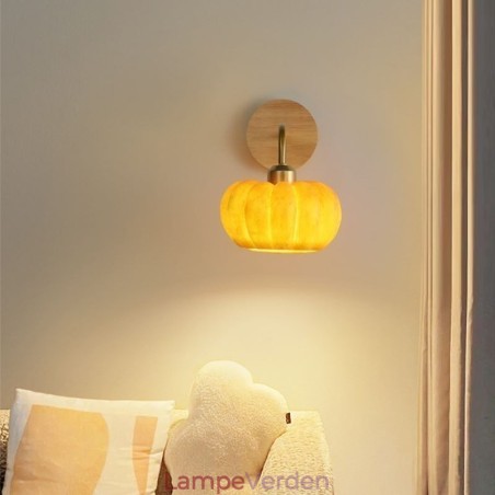 Græskar Væglampe Japansk Retro Væglamper Lampe Græskar Væglampe Japansk Retro Væglamper Lampe