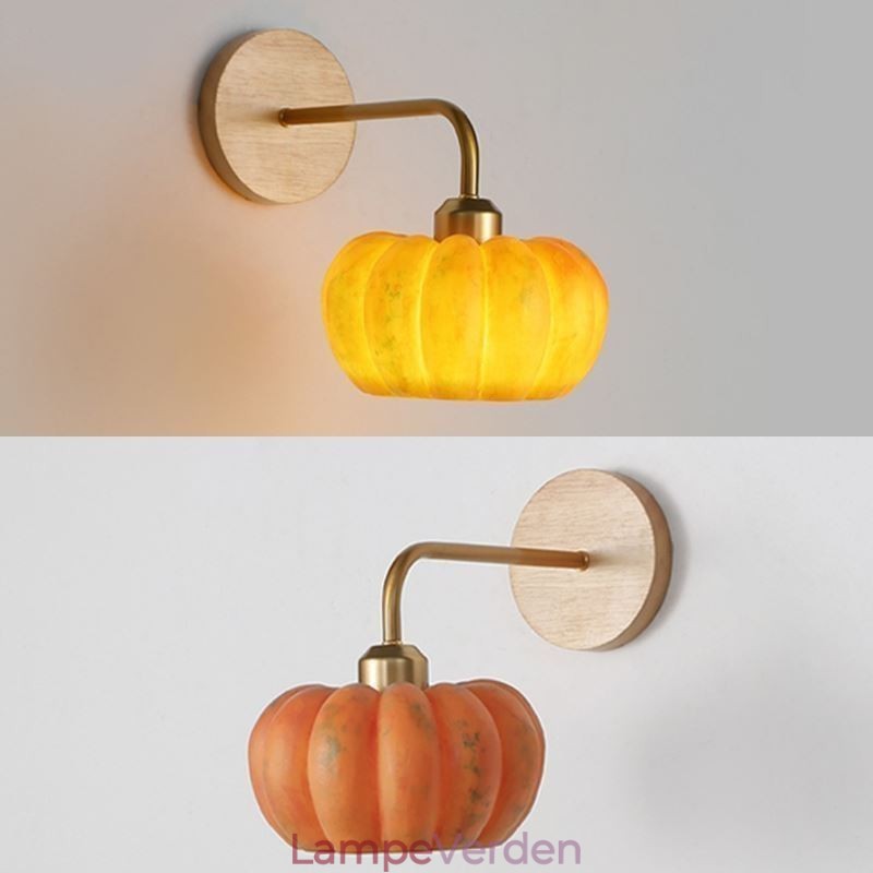 Græskar Væglampe Japansk Retro Væglamper Lampe