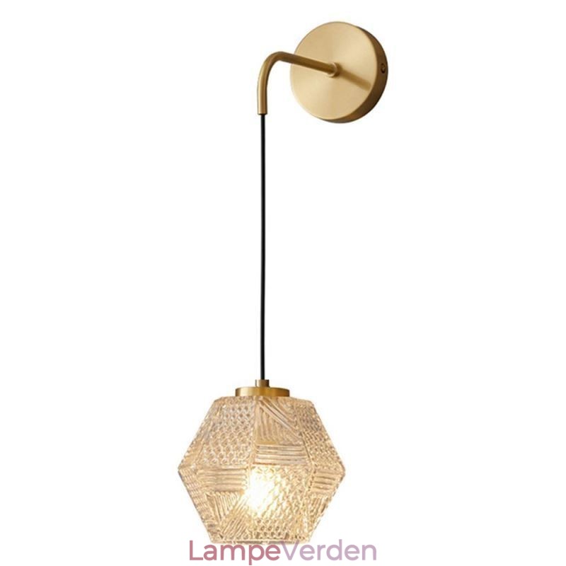 Moderne væglampe Kreativ væglampe i glas