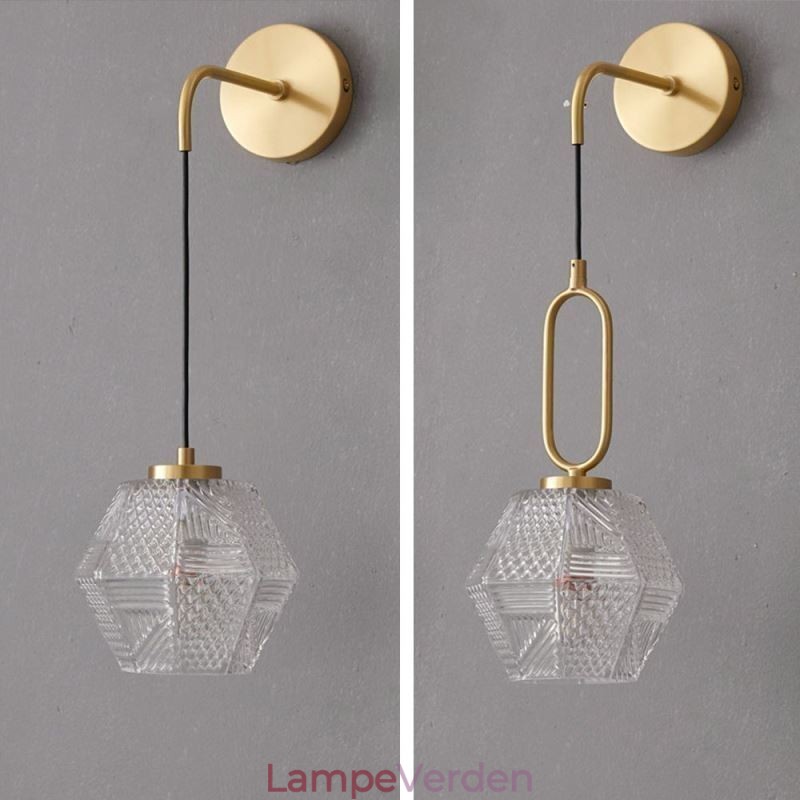 Moderne væglampe Kreativ væglampe i glas