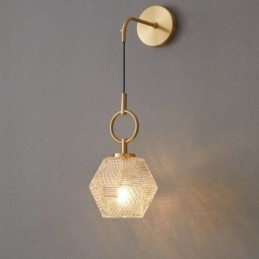 Moderne væglampe Kreativ væglampe i glas