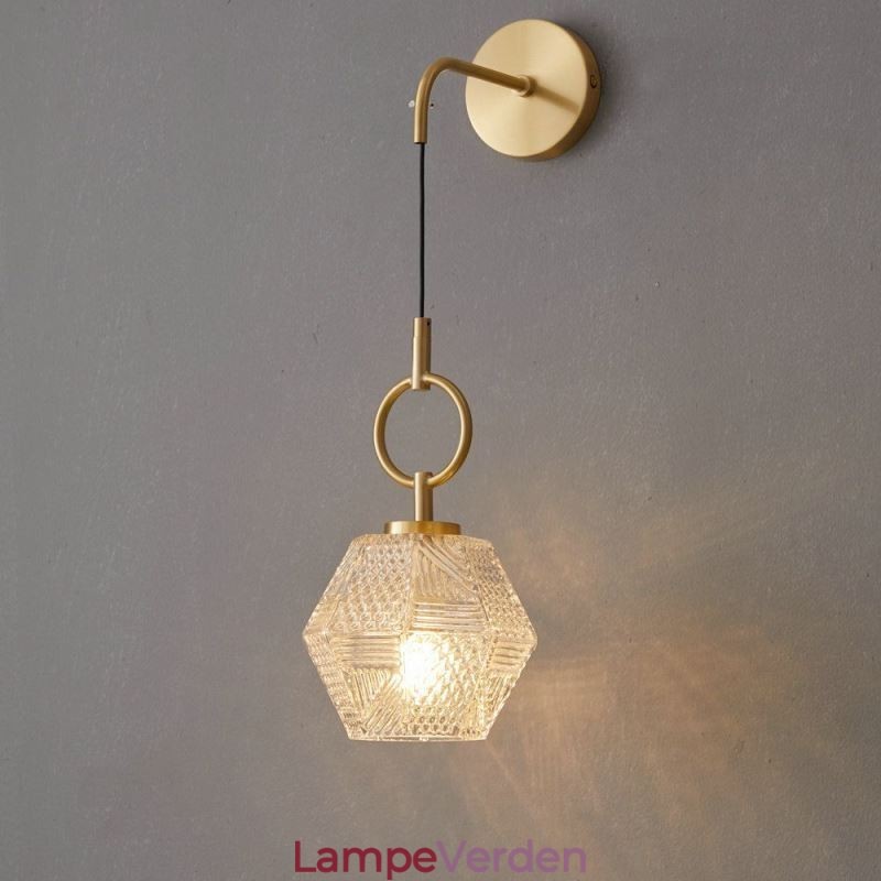 Moderne væglampe Kreativ væglampe i glas