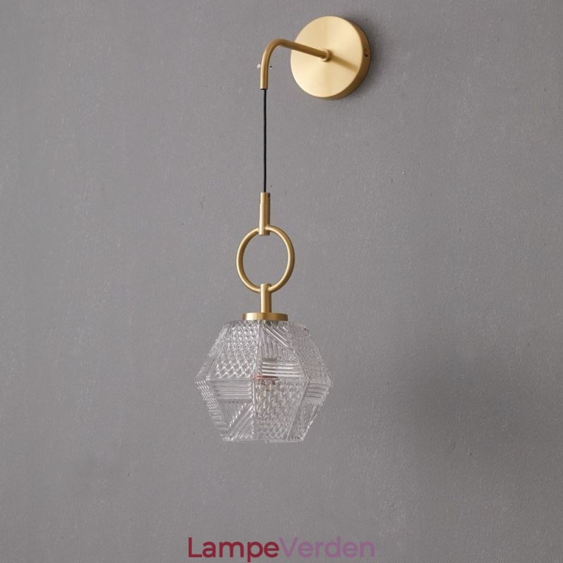 Moderne væglampe Kreativ væglampe i glas
