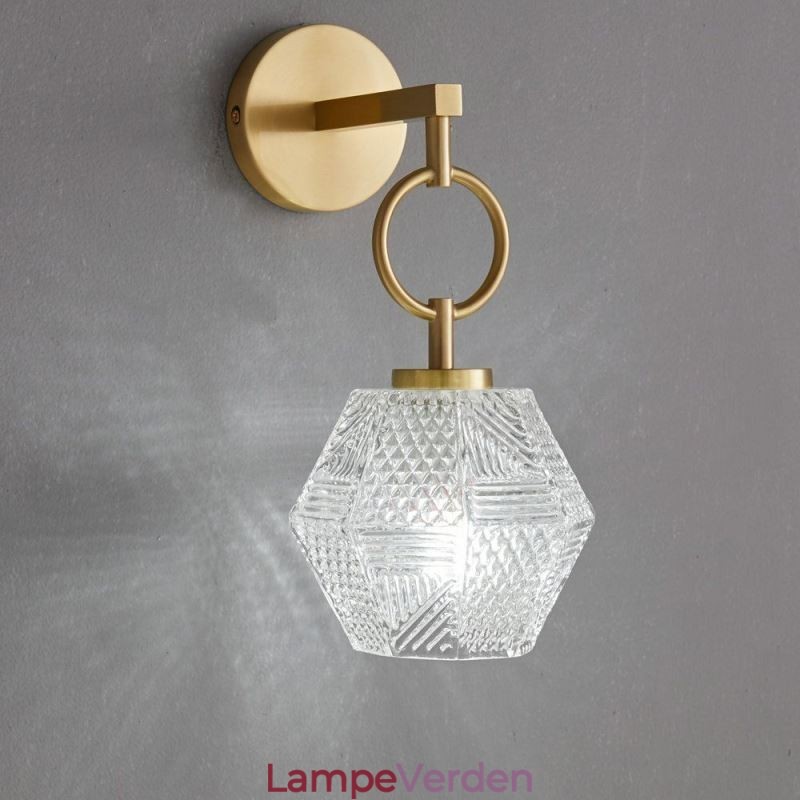 Moderne væglampe Kreativ væglampe i glas